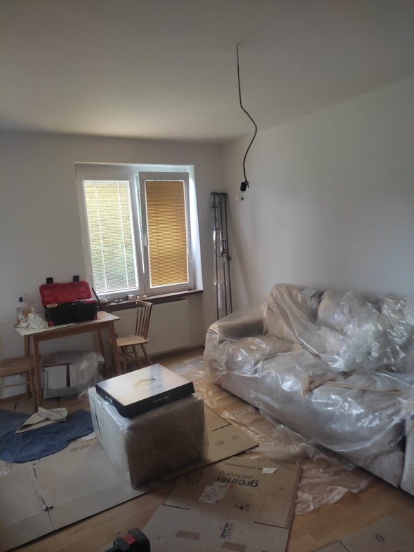 Rekonstrukce obývacího pokoje - před